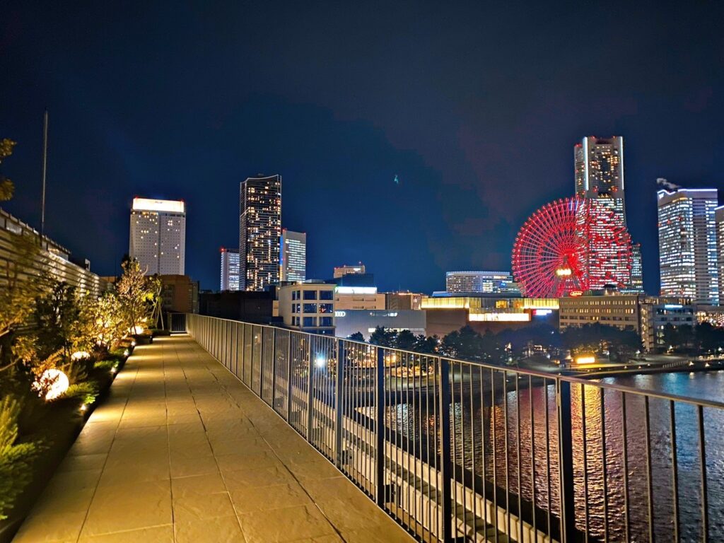 インターコンチネンタル横浜pire8のルーフトップ