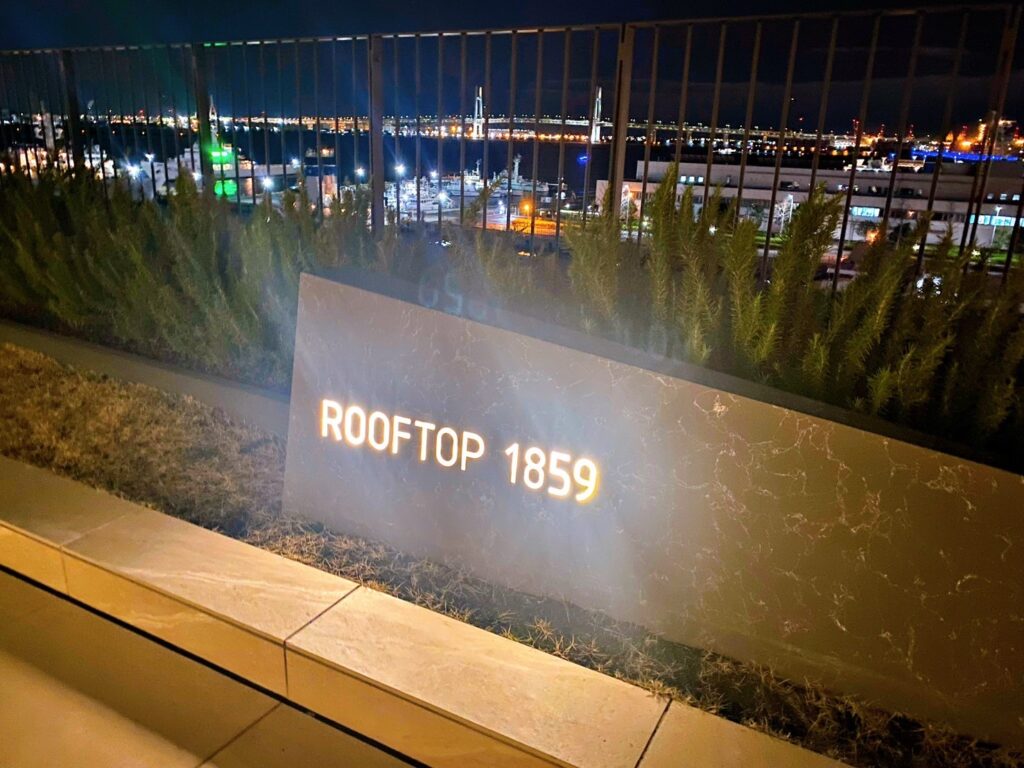 インターコンチネンタル横浜pire8のルーフトップ