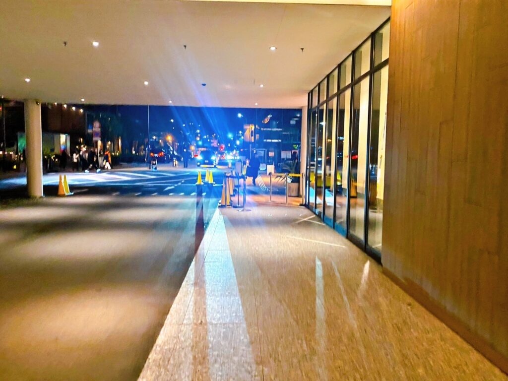 インターコンチネンタル横浜pier8のエントランス