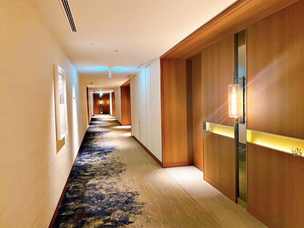インターコンチネンタル横浜pire8の廊下