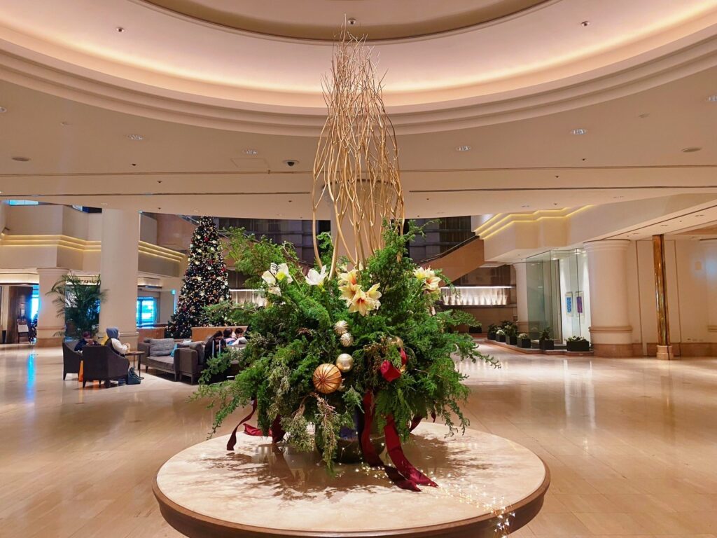 横浜グランドインターコンチネンタルホテルのエントランス